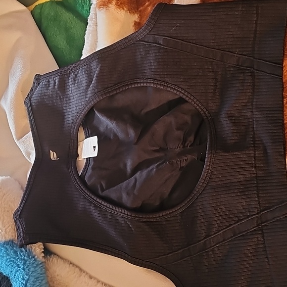 Fabletics Midnight Ribbed Sports Bra & Matching Leggings Size M - Picture 5 of 6